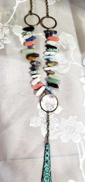 Multicolor Semiprecious Stone Necklace picture