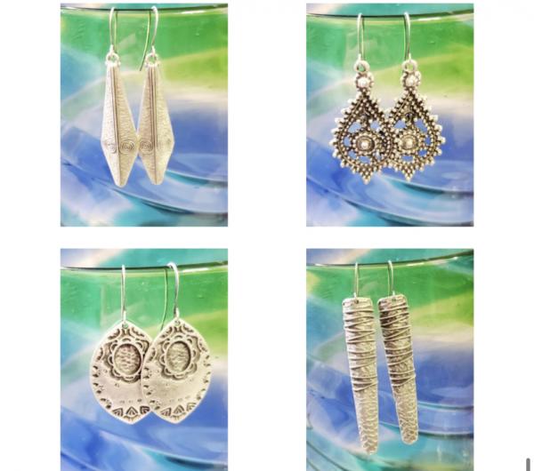 $15 Tibetan Silver Earrings (#1-10) picture