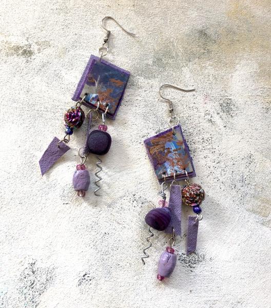 Daring purple dangles picture