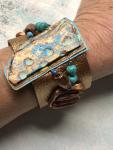 turquoise copper bracelet