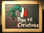 Grinch Christmas Countdown Chalkboard