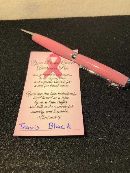 Beast Cancer with Pink Gems Pen