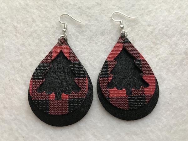 Layered Christmas Tree Earrings