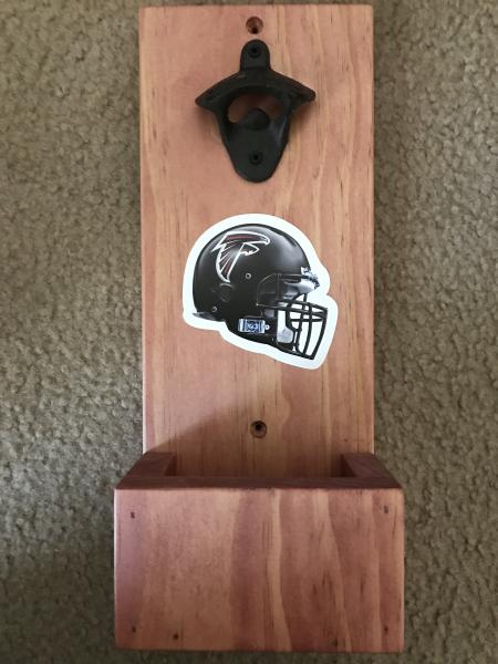 Atlanta Falcons Helmet Beer Bottle Opener picture