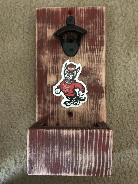 NC State Beer Bottle Opener