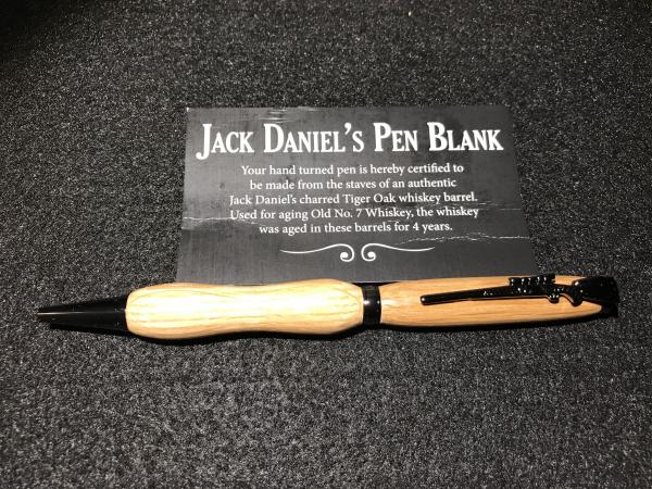 Jack Daniels Wood with Rifle Clip Pen picture