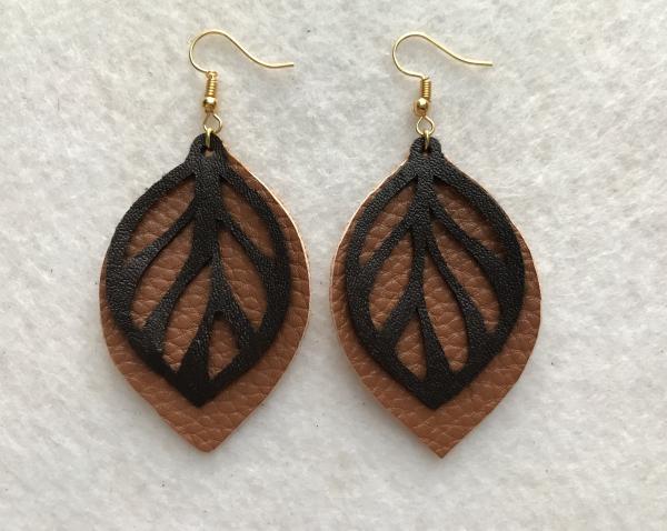 Layered Leaf Earrings