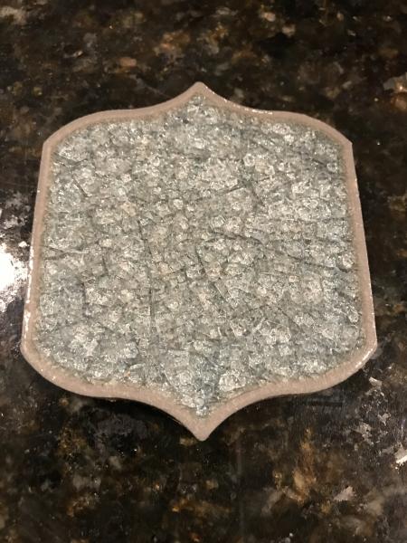 Cracked Glass Coaster Set