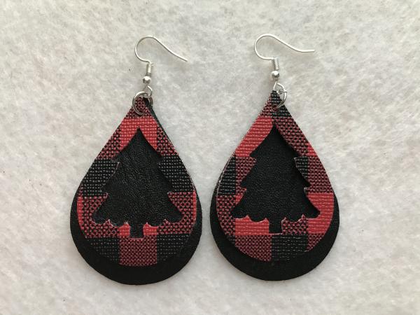 Layered Christmas Tree Earrings picture
