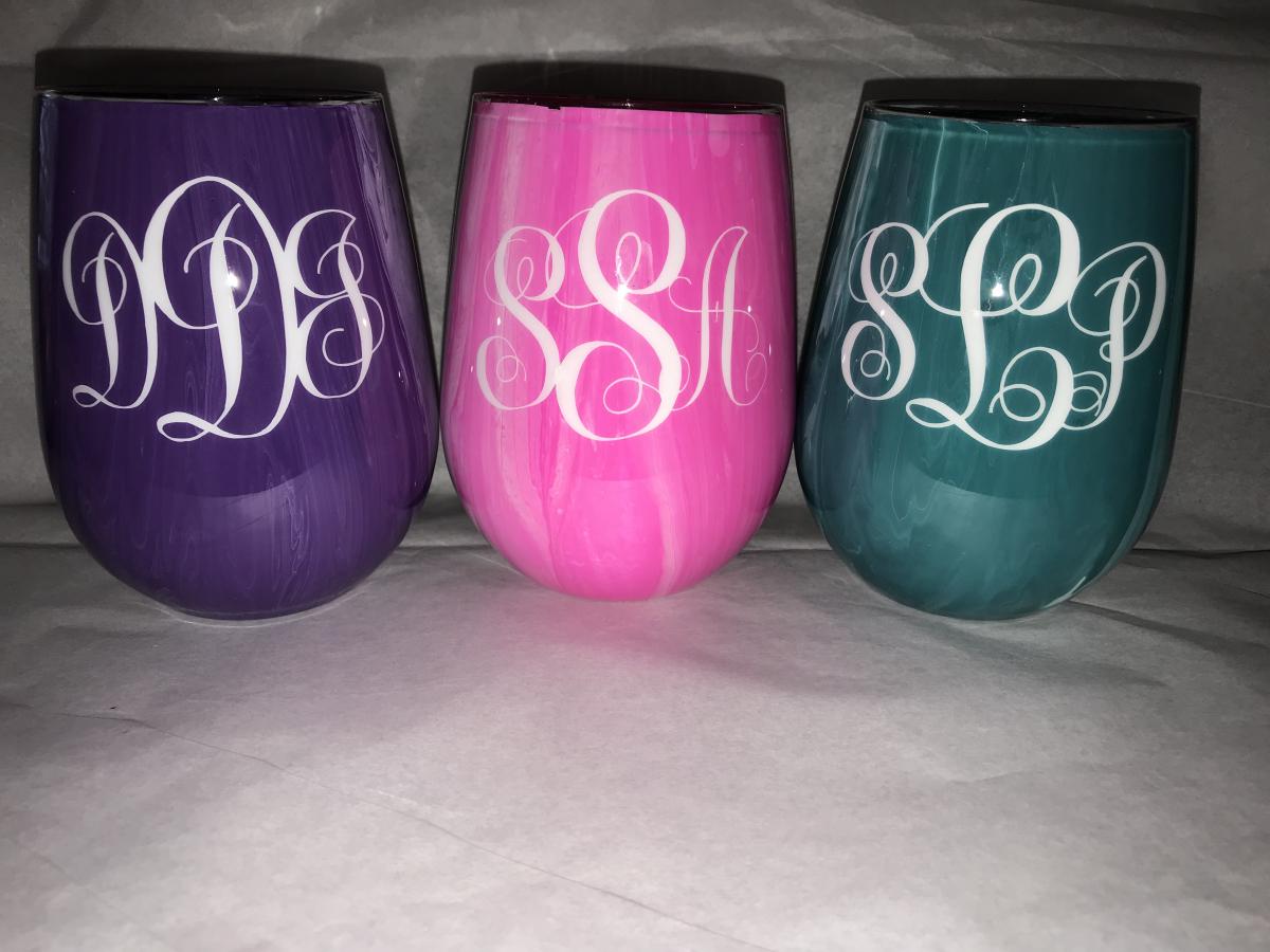 Dirty Pour Stemless Wine Glass picture