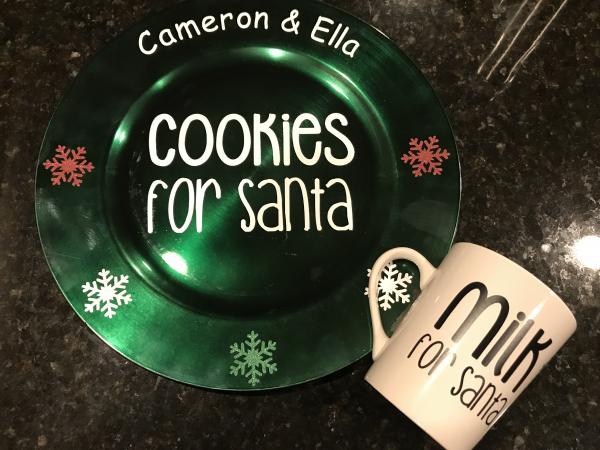 Cookies & Milk For Santa Set