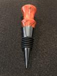 Orange Swirl Acrylic Wine Bottle Stopper