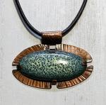 Enameled Copper Pendant