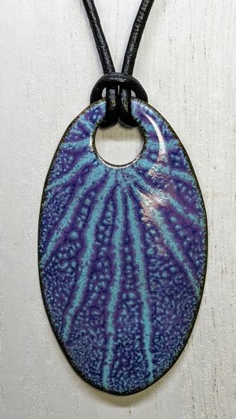 Enameled Oval Pendant picture