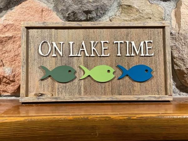 Wall Plaque - On Lake Time