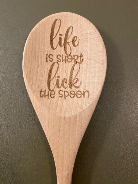 Wood Spoon - Lick the Spoon