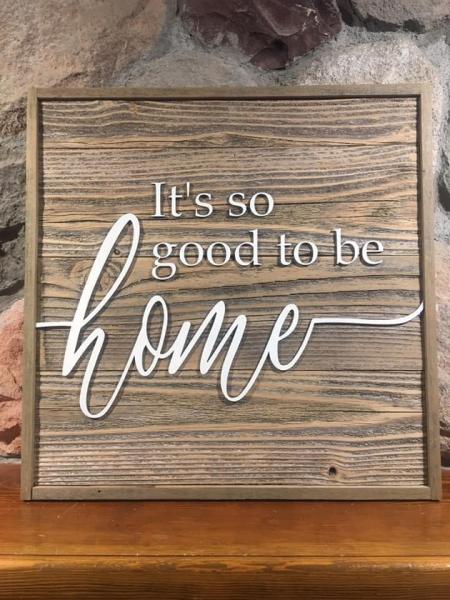 Wall Plaque - Good to be Home