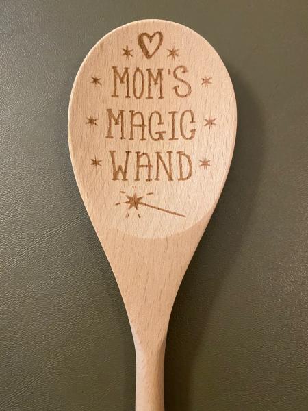 Wood Spoon - Magic Wand Mom