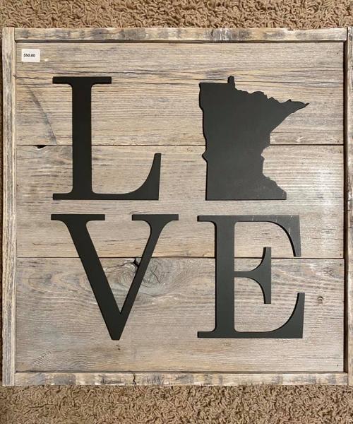 Wall Plaque - MN Love