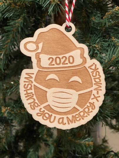 Ornament - Merry X-Mask Emoji