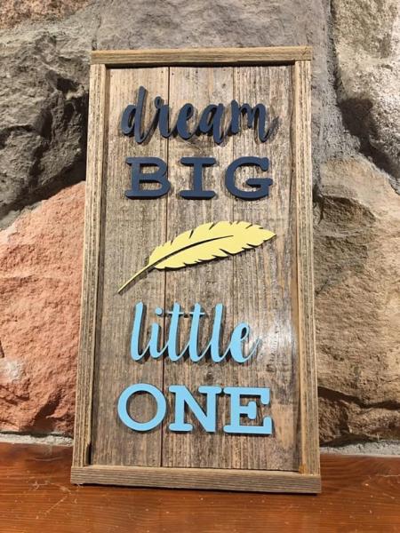 Wall Plaque - Dream Big Little One