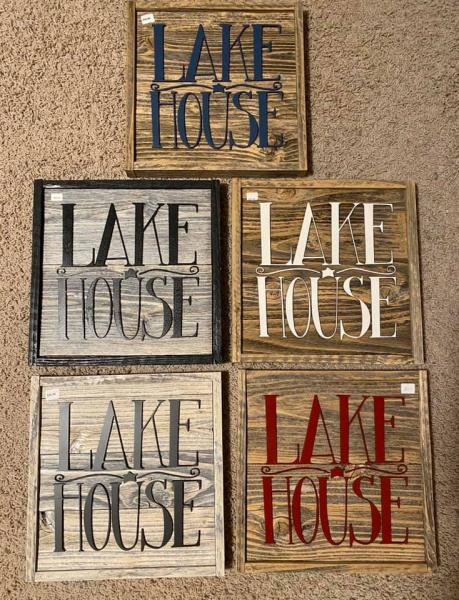 Wall Plaque - Lake House