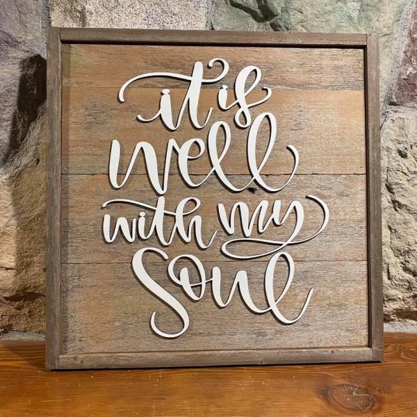 Wall Plaque - Well with my Soul