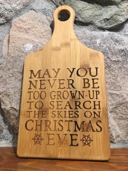Cutting Board  - Christmas Ski