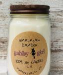 Himalayan Bamboo Scented Soy Candle (12oz Jar)