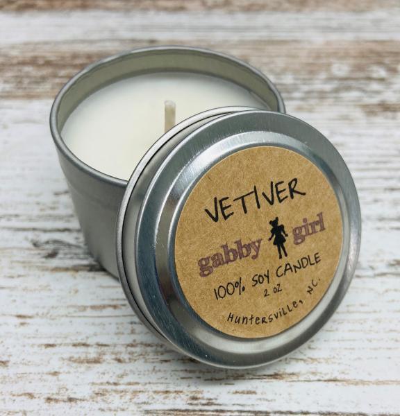 Vetiver Scented Soy Candle (2oz)