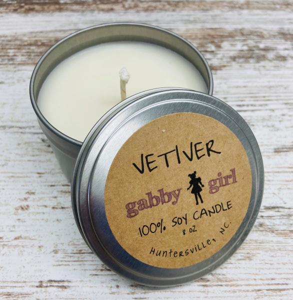 Vetiver Scented Soy Candle (8oz) picture