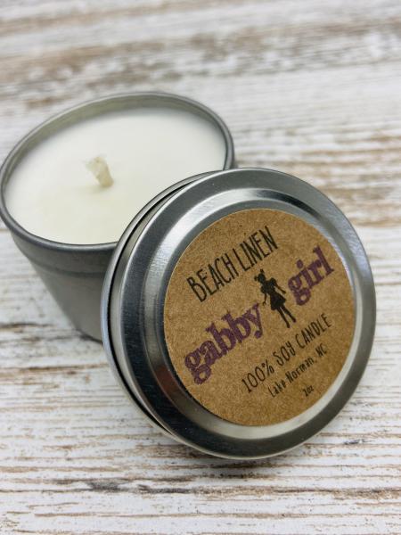 Beach Linen Scented Soy Candle (2oz) picture