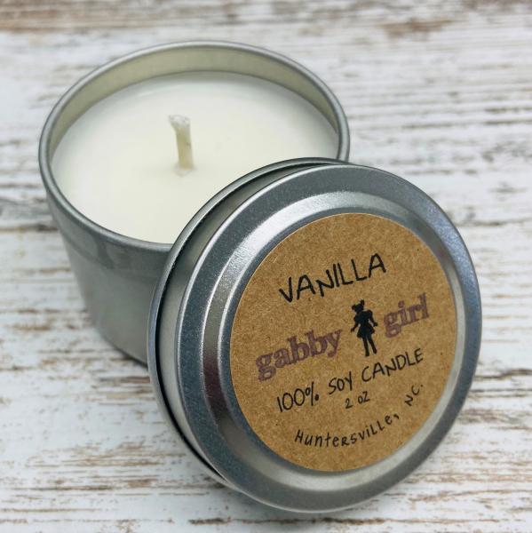 Vanilla Scented Soy Candle (2oz)