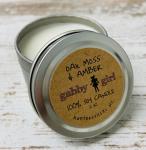 Oak Moss & Amber Scented Soy Candle (2oz)