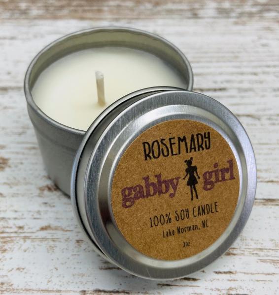 Rosemary Scented Soy Candle (2oz)