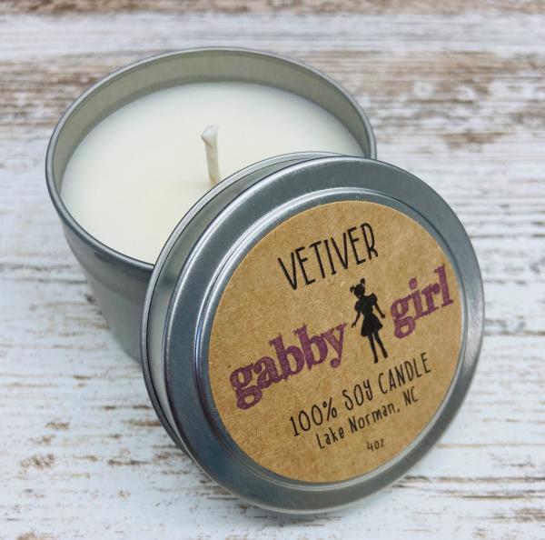 Vetiver Scented Soy Candle (4oz)