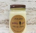 Lavendar Scented Soy Candle (12oz Jar)