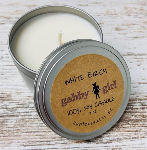 White Birch Scented Soy Candle (8oz)