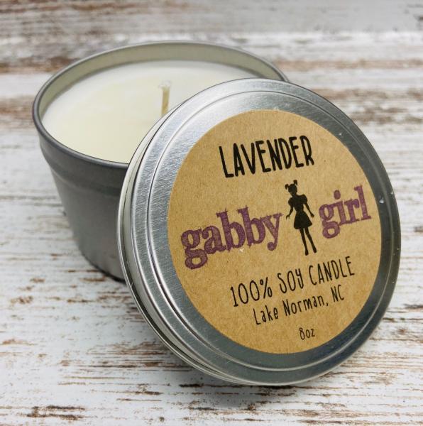 Lavendar Scented Soy Candle (8oz) picture