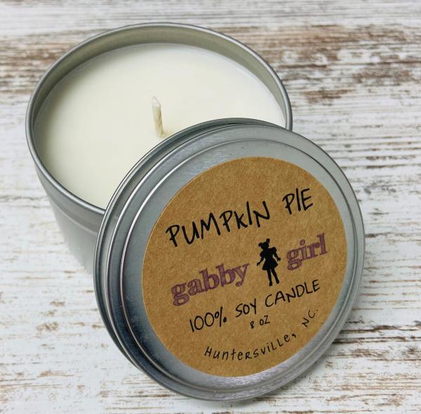 Pumpkin Pie Scented Soy Candle (8oz)