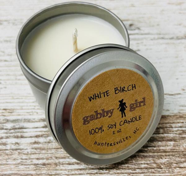 White Birch Scented Soy Candle (2oz) picture