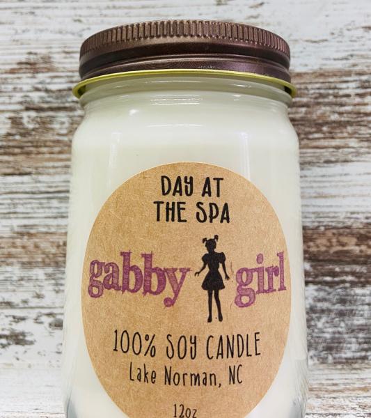 Day at the Spa Scented Soy Candle (12oz Jar) picture