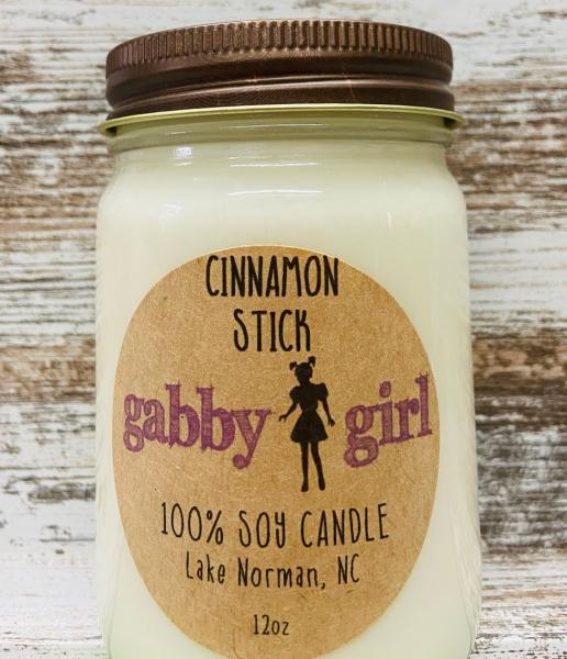 Cinnamon Stick Scented Soy Candle (12oz Jar)