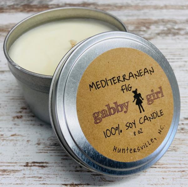 Mediterranean Fig Scented Soy Candle (8oz)