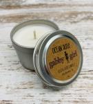 Ocean Rose Scented Soy Candle (2oz)