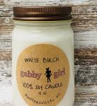 White Birch Scented Soy Candle (12oz Jar)