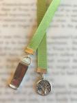 Tree of Life bookmark / Family Tree Bookmark  - Attach to book cover then mark page with ribbon. Never lose your bookmark!