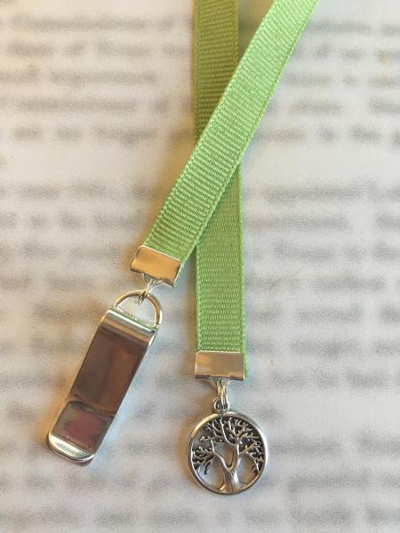 Tree of Life bookmark / Family Tree Bookmark  - Attach to book cover then mark page with ribbon. Never lose your bookmark! picture