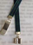Book Lovers bookmark  - Attach clip to book cover then mark the page with the ribbon. Never lose your bookmark!
