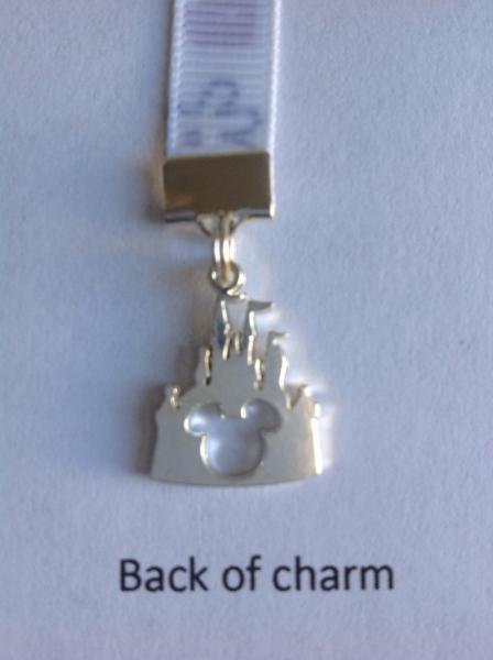 Castle bookmark, Disney Bookmark, Mickey Mouse bookmark, Magic Kingdom - Attach clip to book cover then mark page with the ribbon. picture